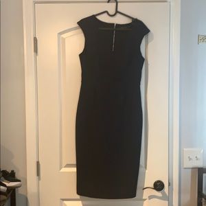 Navy Blue Form Fitting Dress
